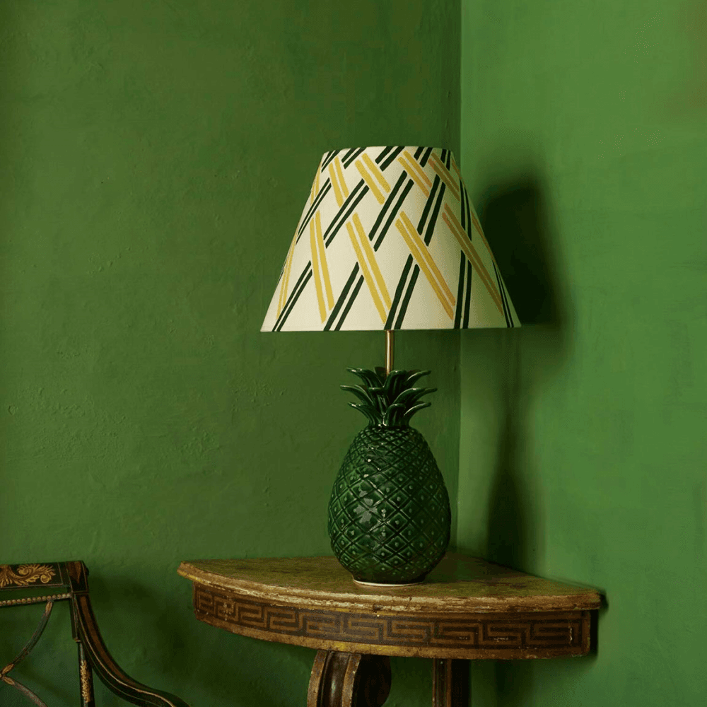 Pineapple Lamp, Green