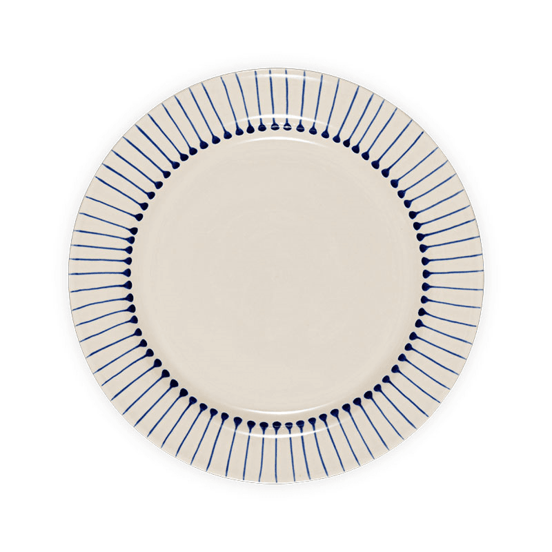 Iba Side Plate, Indigo