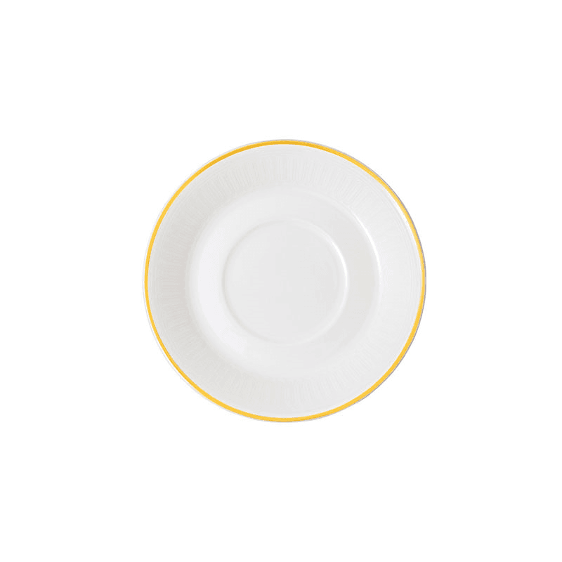 Chateau Septfontaines Espresso Cup Saucer, White