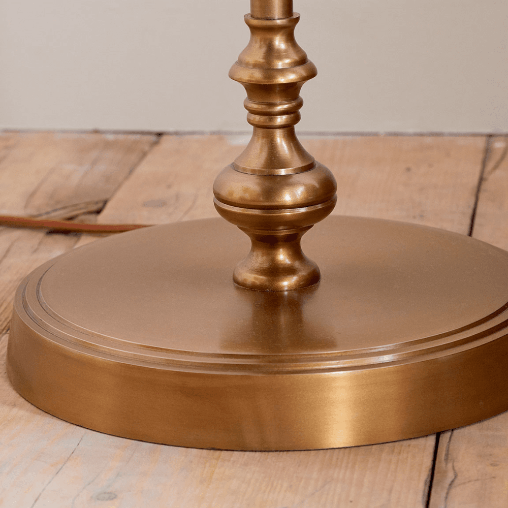 Ehadi Floor Lamp, Antique Brass